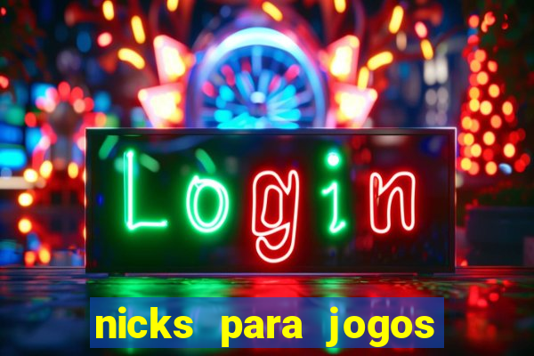 nicks para jogos de tiro